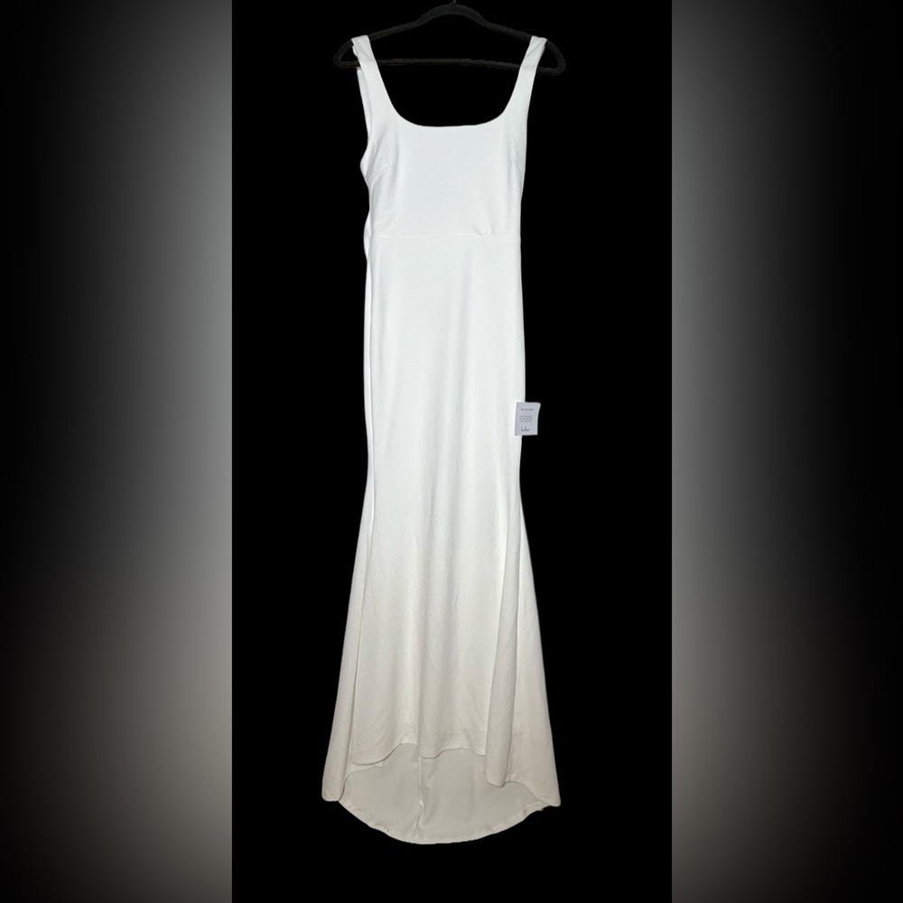 NWT Lulus Loving Fate White Bow Square Neck Backless
Maxi Dress, Size Small - Picture 5 of 16